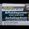 Affaldspose med snøreluk 20 L