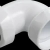 Afløbsvinkel 1 1/4'' x 32 mm - hvid
