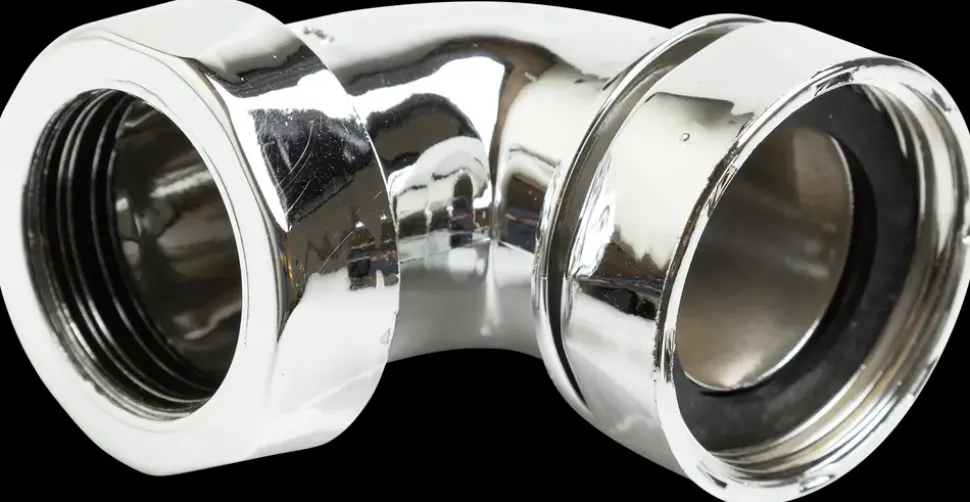 Afløbsvinkel 1 1/4'' x 32 mm - krom