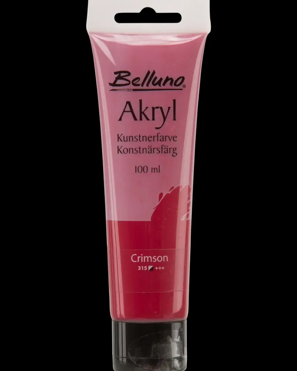 Akrylfarve 100 ml Crimson