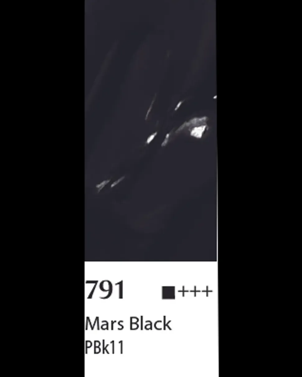 Akrylfarve 100 ml Mars black