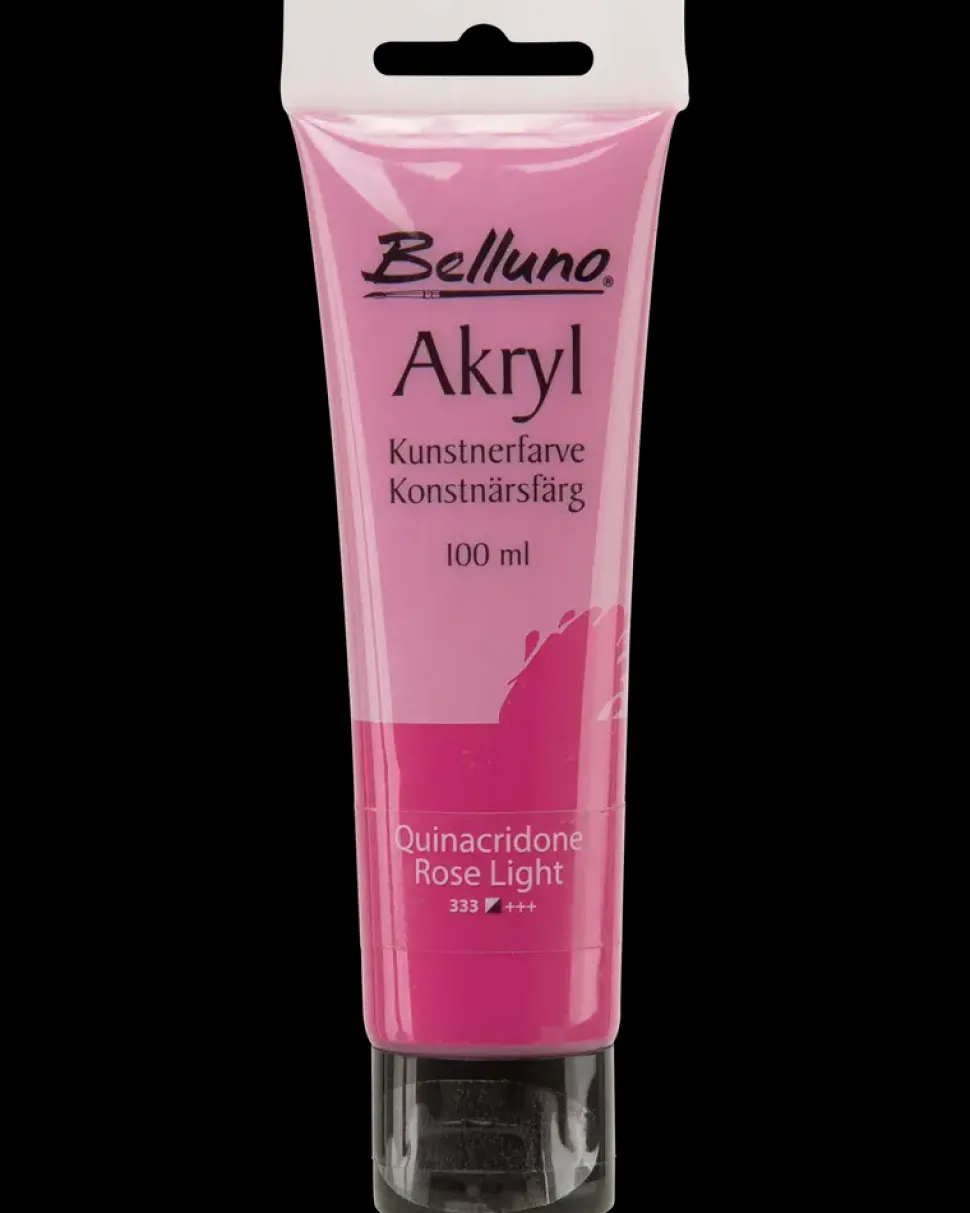 Akrylfarve 100 ml Quinacridone rose light