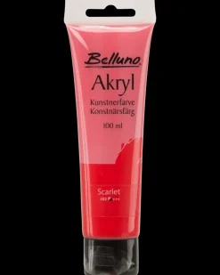 Akrylfarve 100 ml Scarlet