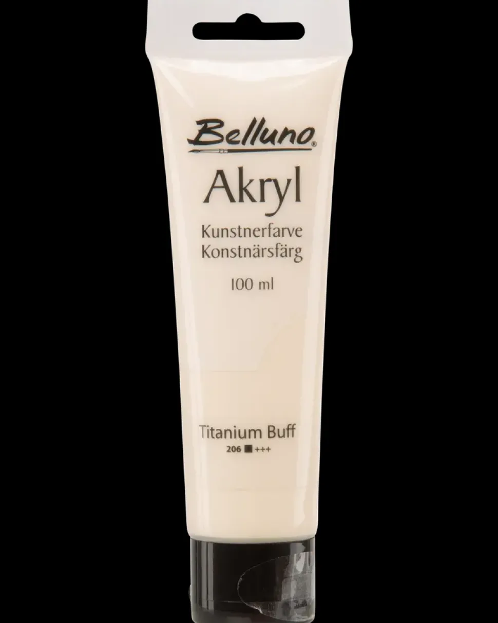 Akrylfarve 100 ml Titanium Buff