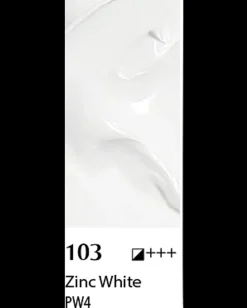 Akrylfarve 100 ml Zinc white