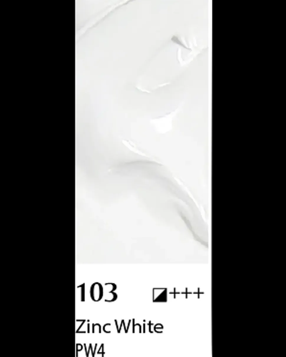 Akrylfarve 100 ml Zinc white