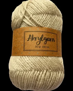 Akrylgarn 50 g - beige