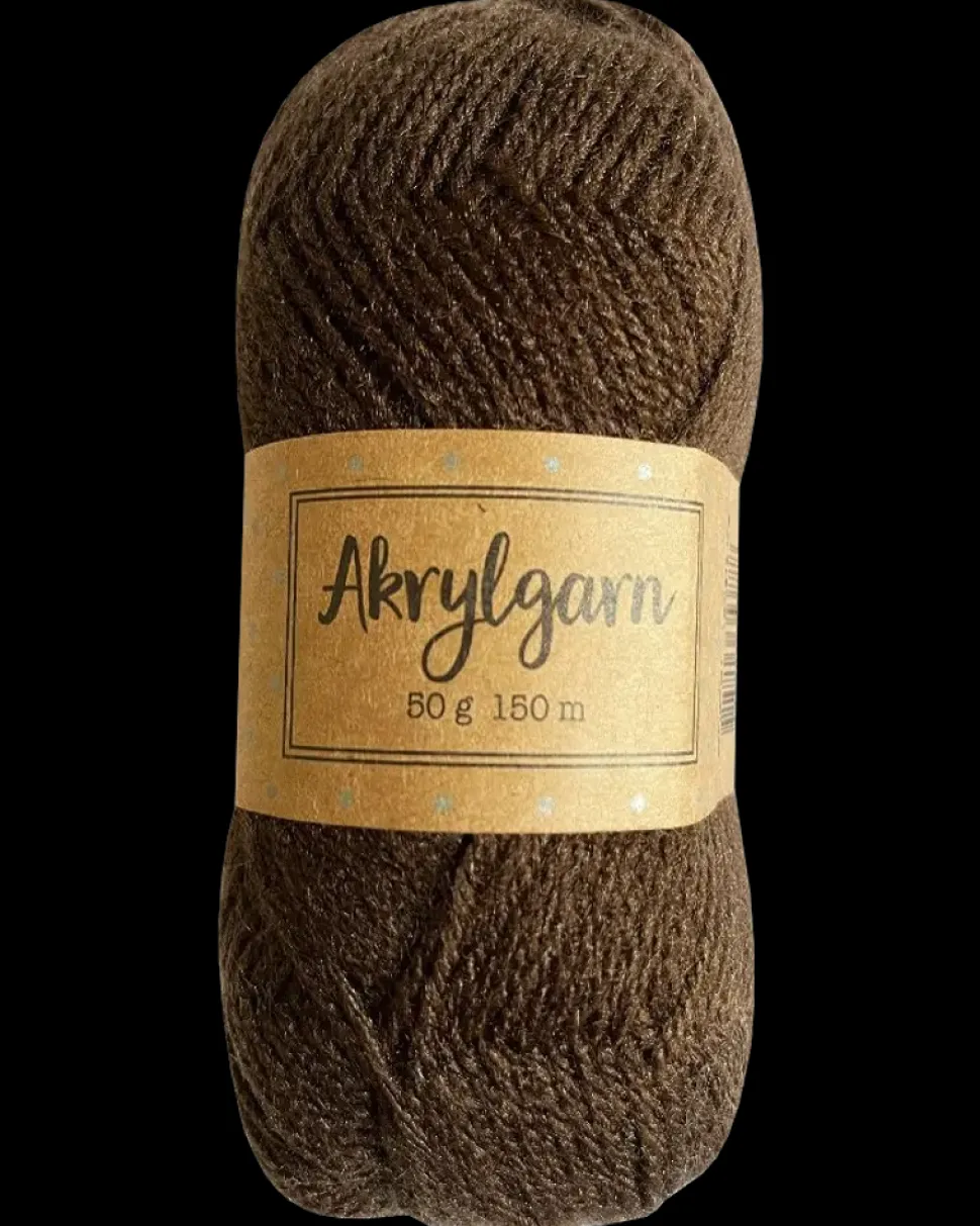 Akrylgarn 50 g - espresso