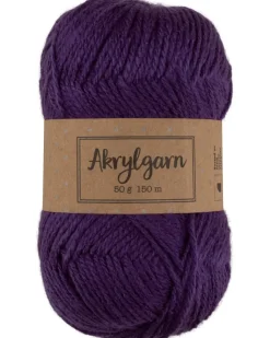 Akrylgarn 50 g - lilla