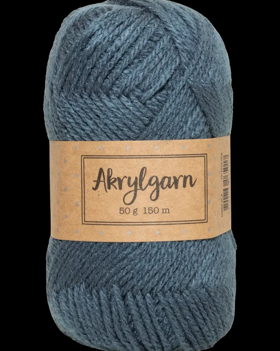 Akrylgarn 50 g - mørkeblå