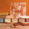 Akrylmaling 8 x 21 ml - metallisk