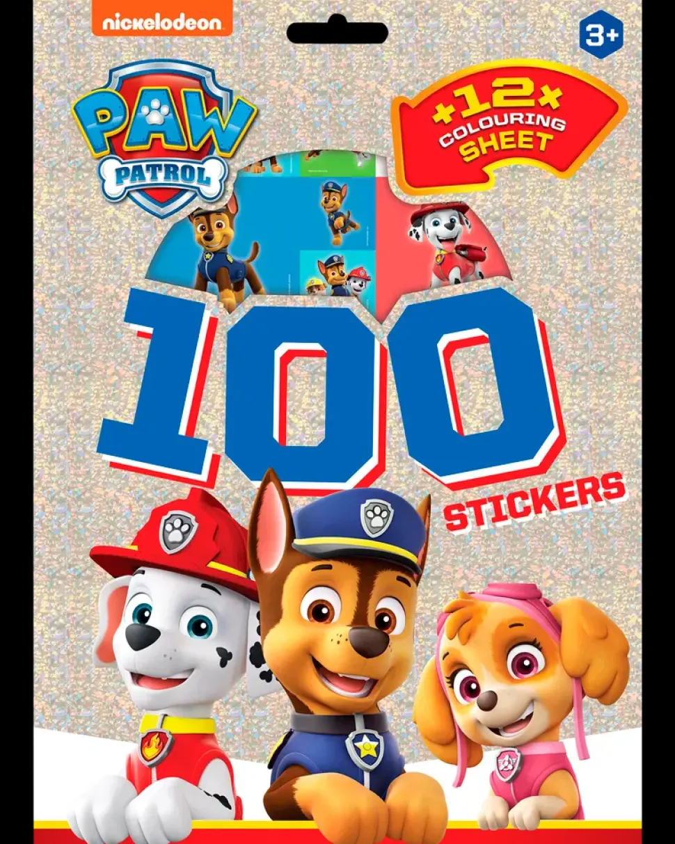 Aktivitetshæfte 100 stickers - Paw Patrol