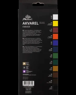Akvarelfarvesæt - 12 ml