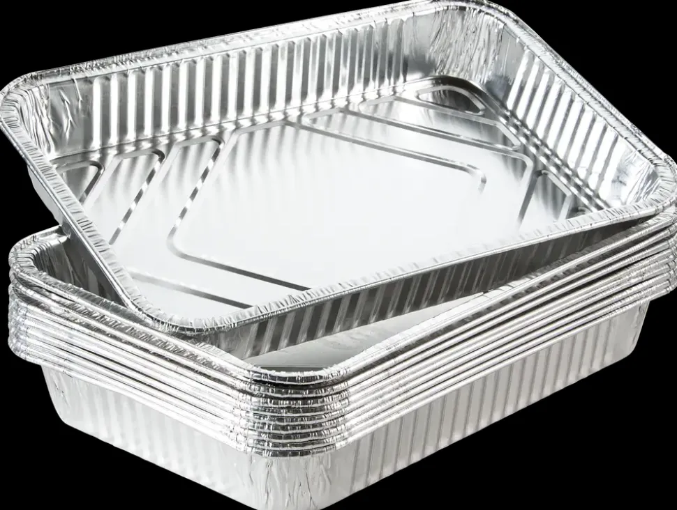 Alubakke mellem 21,5 x 31 - 10-pak
