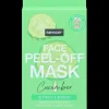 Ansigtsmaske peel-off agurkeekstrakt 4-pak