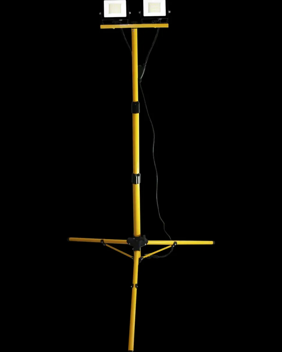 Arbejdslampe på stativ 2 x 50 W