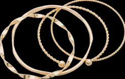 Armbånd 4 stk. - guld