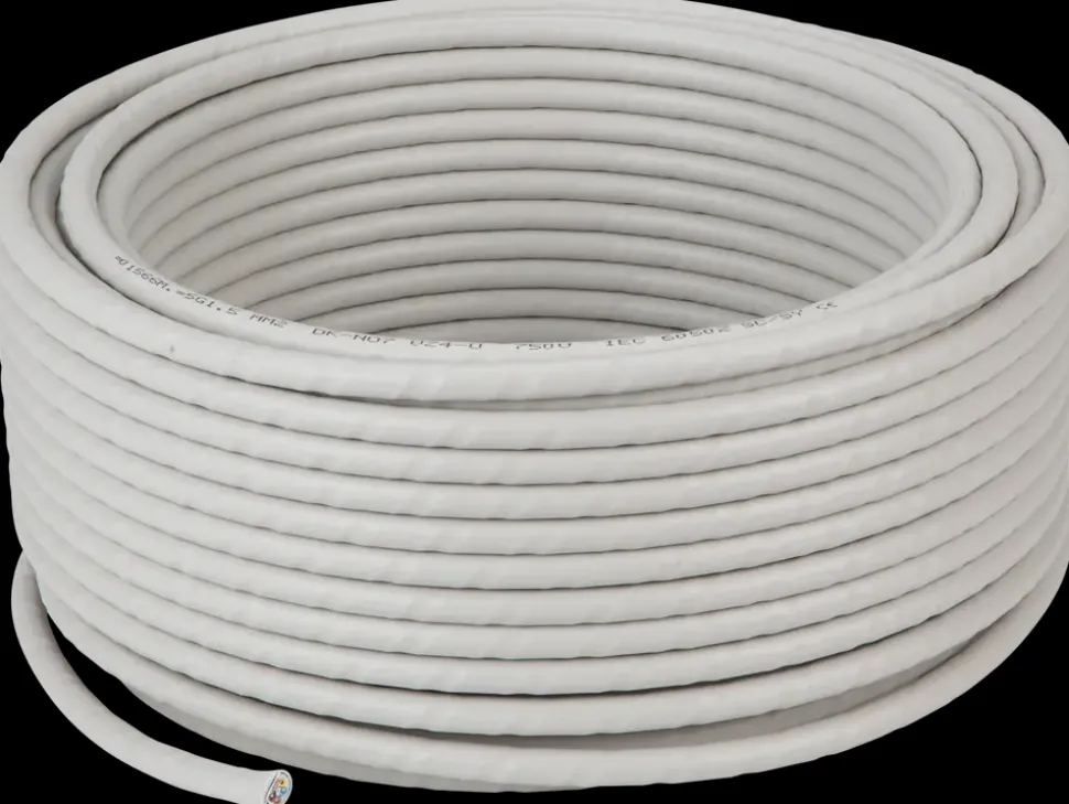Armeret installationskabel 5G1,5 mm² 50 m