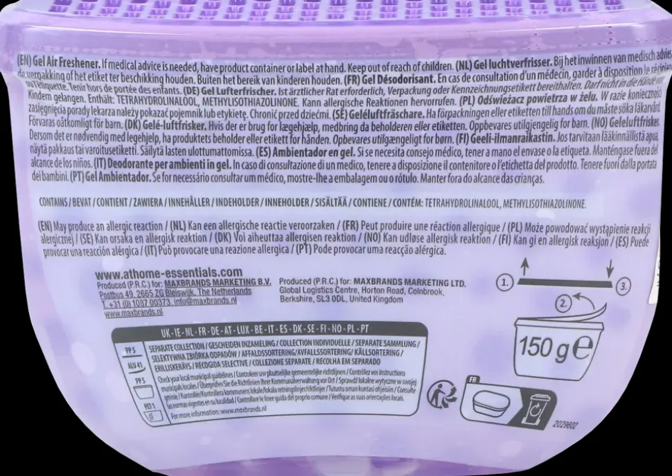 At Home Scents Luftfrisker gel 150g Lavendel