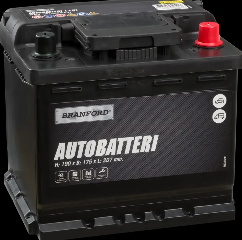 Autobatteri 50Ah +højre