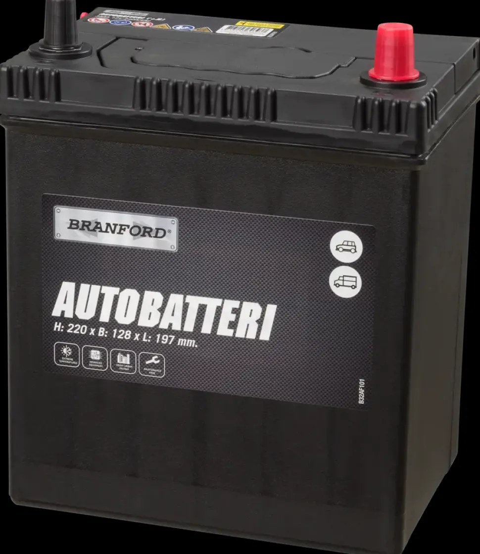 Autobatteri 35Ah +højre