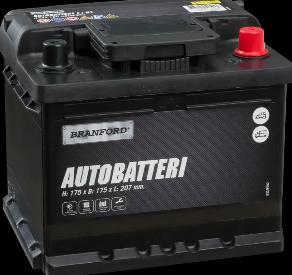 Autobatteri 44Ah +højre