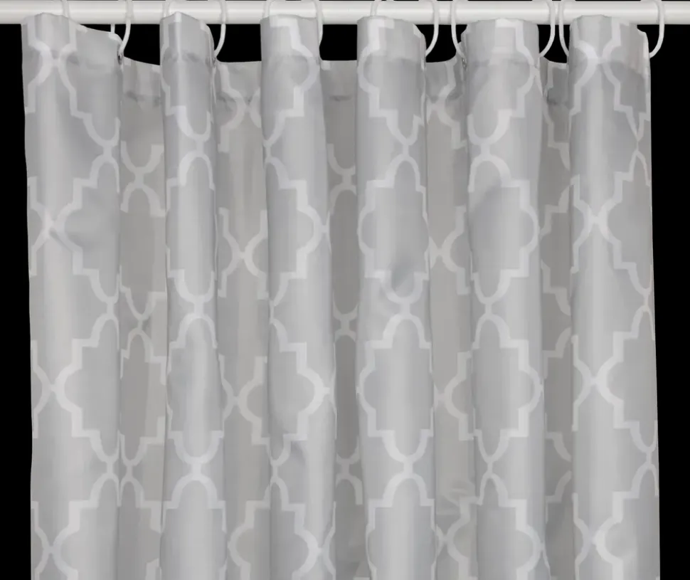 Badeforhæng 200 x 200 cm - Stribe