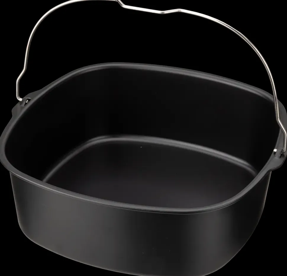 Bageskål og pande til airfryer firkantet - 21 cm