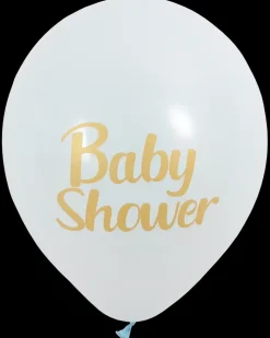 Ballon baby shower lyseblå 6-pak