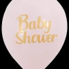 Ballon baby shower lyserød 6-pak
