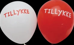 Ballon H. 25 cm 6-pak - Tillykke