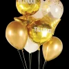 Ballonbuket guld 10-pak