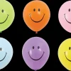 Balloner 25 cm 6-pak - Smiley
