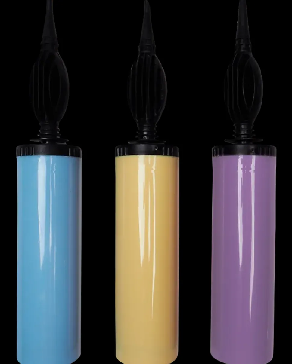 Ballonpumpe i plastik 29 cm - ass. farve