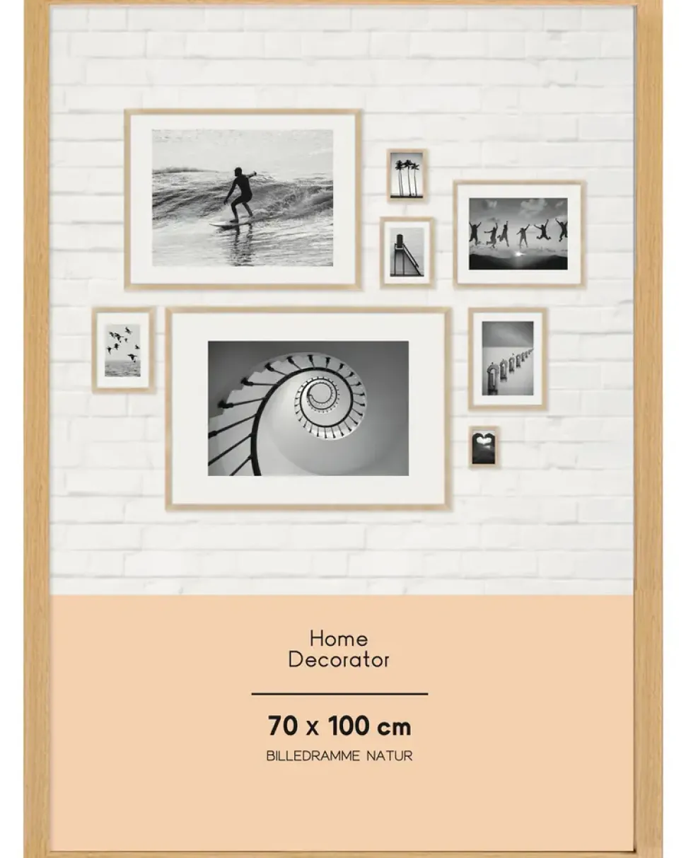 Billedramme 70 x 100 cm - natur