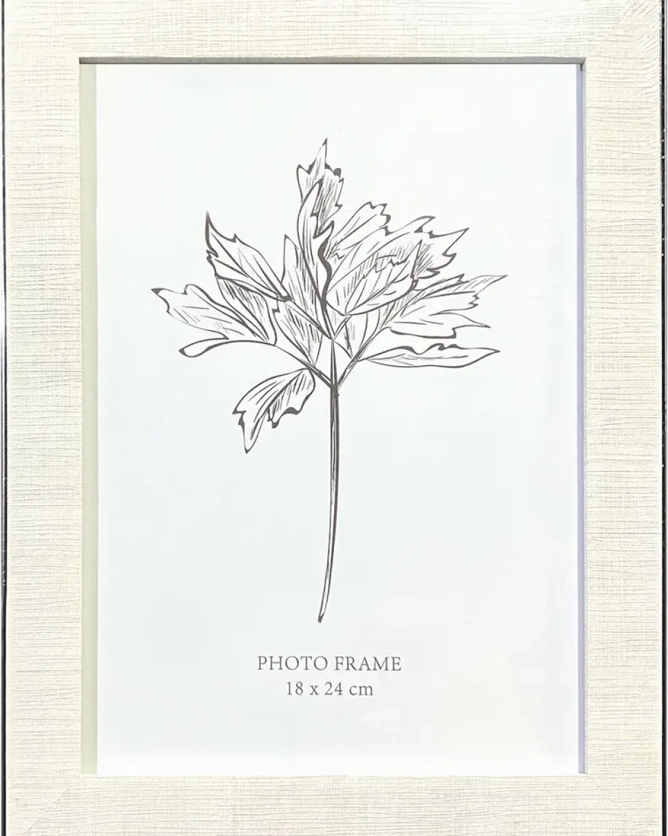 Billedramme 18 x 24 cm Hvid blank