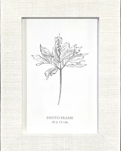Billedramme 10 x 15 cm hvid blank