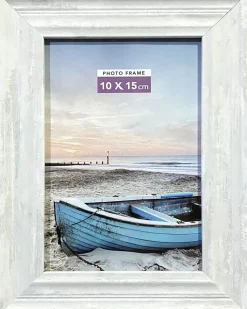 Billedramme hvid bred - 10 x 15 cm