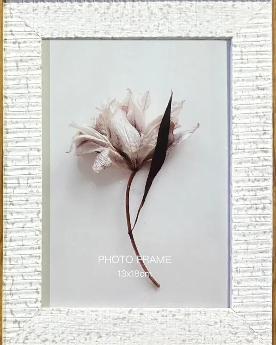 Billedramme rille hvid 13 x 18 cm