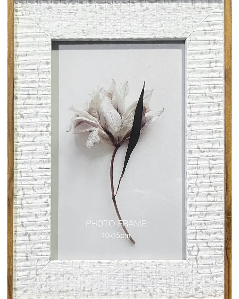 Billedramme rille hvid 10 x 15 cm