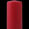 Bloklys Ø5,8 x H 12 cm rød