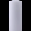 Bloklys Ø5,8 x H15 cm hvid