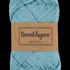 Bomuldsgarn 50 g - azurgrøn