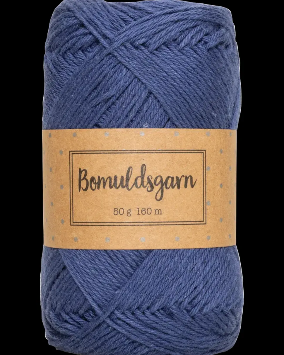 Bomuldsgarn 50 g - marineblå