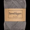 Bomuldsgarn 50 g - mørkegrå