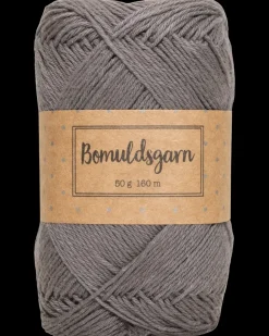 Bomuldsgarn 50 g - mørkegrå