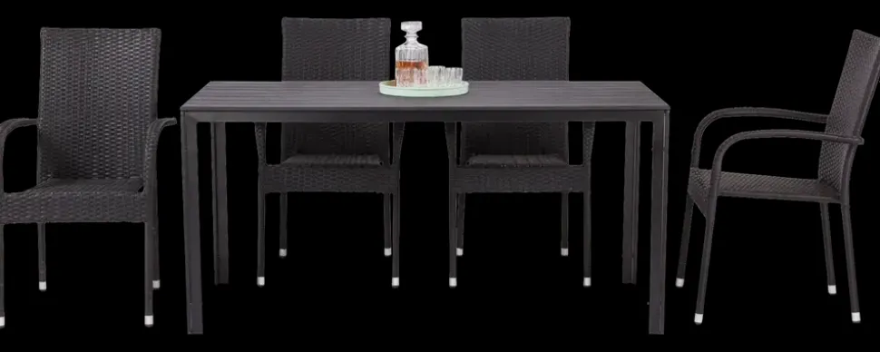 Bord 78 x 156 cm Non-Wood look