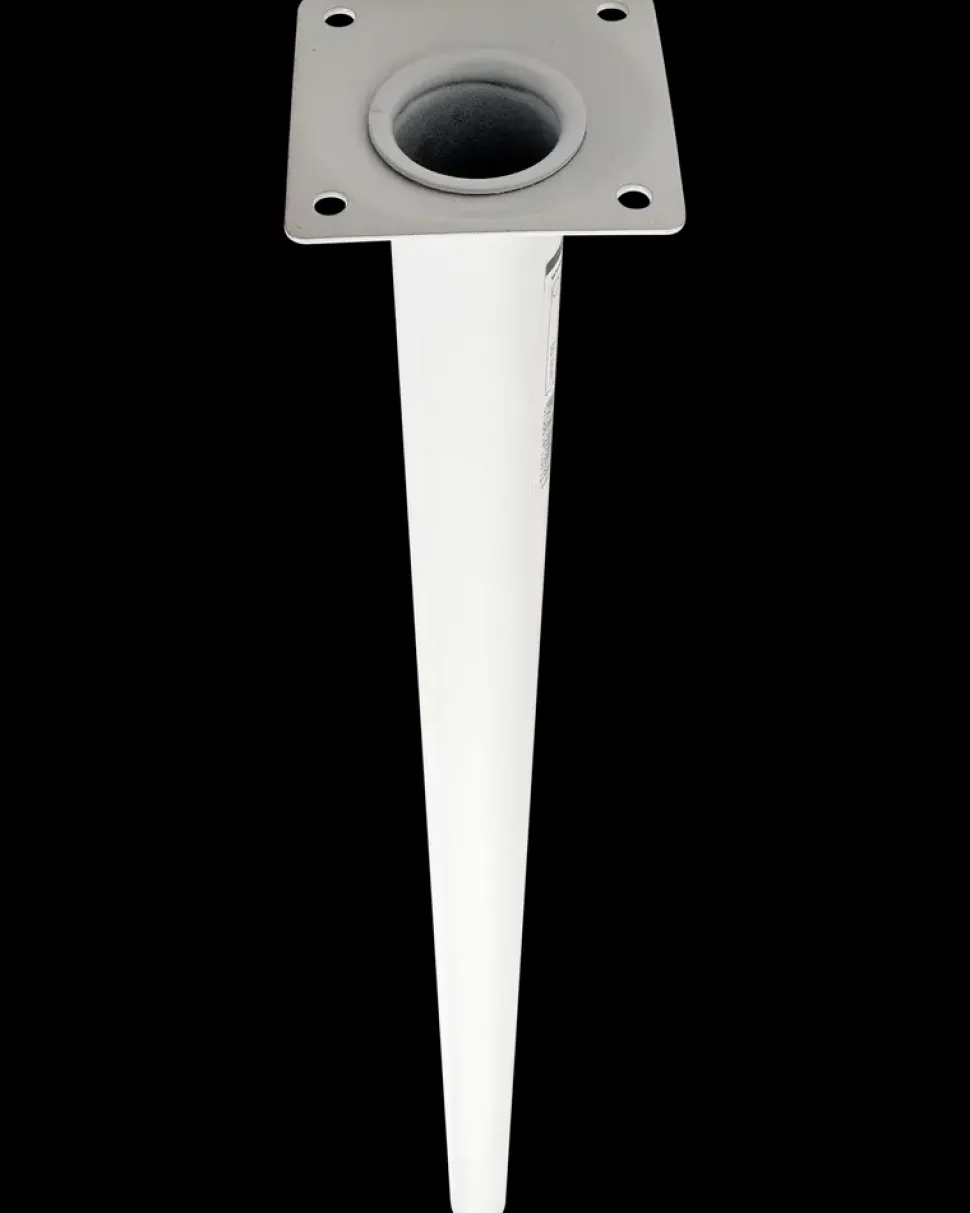 Bordben Hvid Ø30 mm - H 70 cm