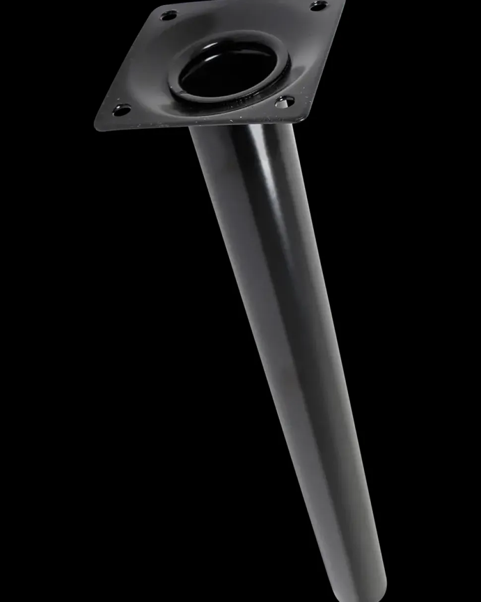 Bordben Sort Ø30 mm - H 30 cm