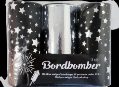 Bordbombe 10 cm - assorterede farver